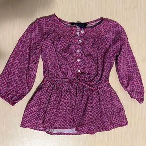 👶🏻 Ralph Lauren baby girl 12 months top shirt blouse